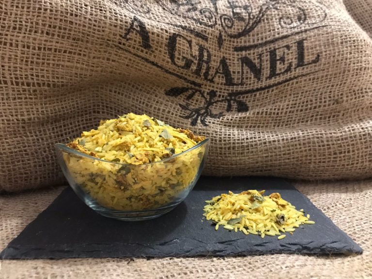 Arroz Basmati con Cúrcuma y Jengibre (Ecológico)