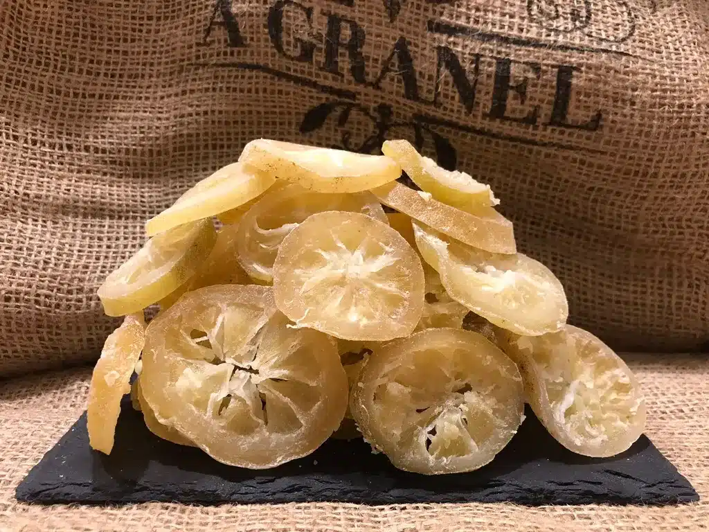 Limón deshidratado en rodajas a granel