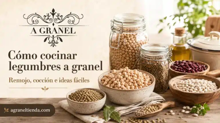 Cómo cocinar legumbres a granel