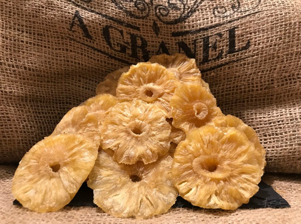 Piña Deshidratada Sin Azúcar