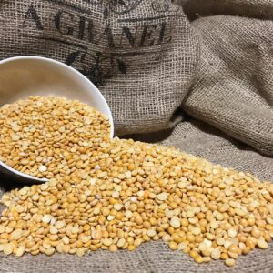 guisantes amarillos secos a granel